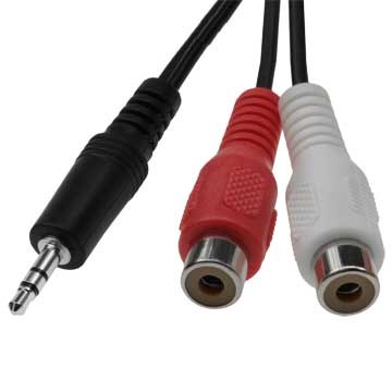 RCA / 3.5mm Cable, 3.5mm to RCA Cable, RCA / 3.5mm Audi