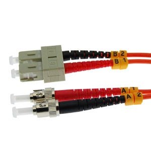SC-ST  OM1 Multimode Duplex  Fiber Optic Products  Network Cables