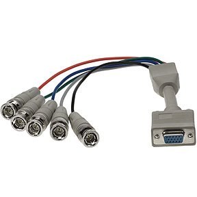 VGA Breakout Cables - HD15 to BNC/RCA