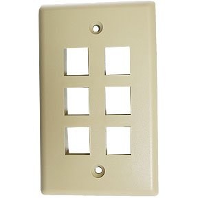 Wall Plates for RJ45, Keystone Jacks