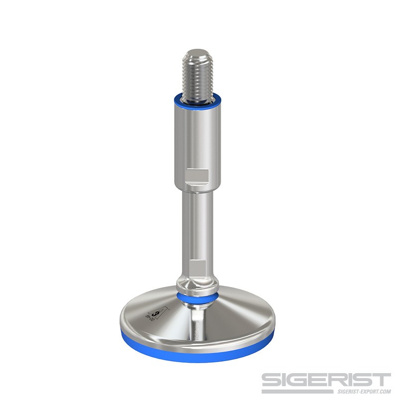 Hygienischer Maschinenfuss mit NBR Gummi — Sigerist GmbH