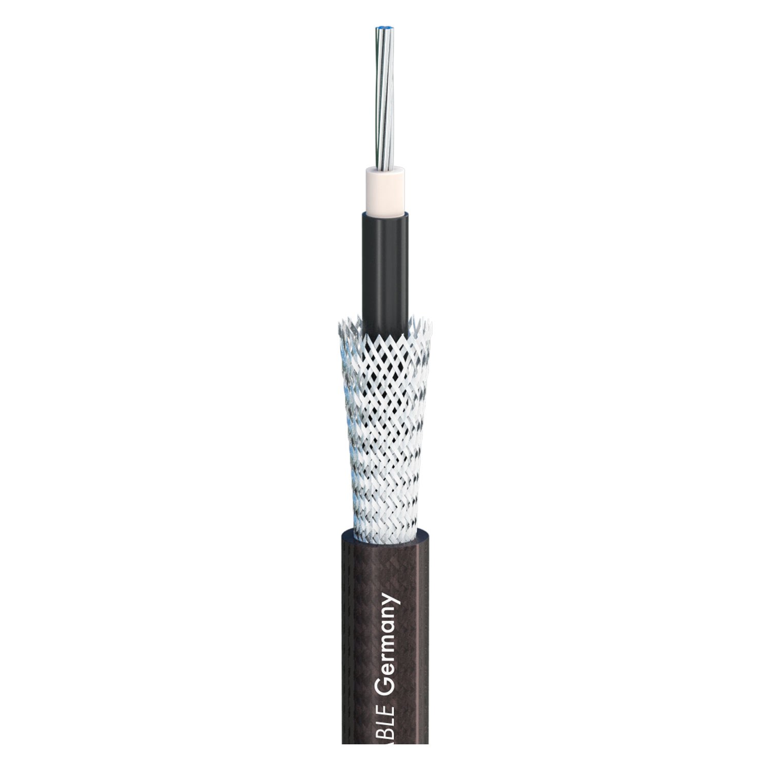 Instrument Cable SC-Spirit XXL; 1 x 0,75 mm²; PVC Ø 6,80 mm; black-tranparent | 300-0071NE
