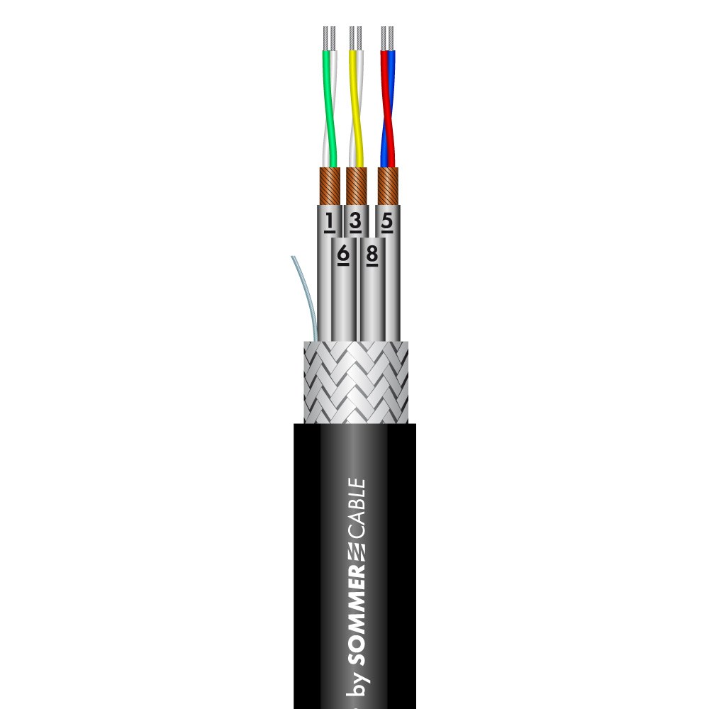 Multipair SC-Aura DMCK10; 10 x 2 x 0,15 mm²; Soft-PUR-FRNC Ø 12,00 mm; black | 100-0351-10F