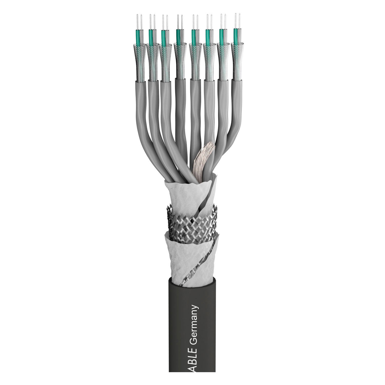 Multipair SC-Transfer AMCK; PUR Master-Blend; black | 2 x 0,14 mm² x number of pairs | 100-0401-48