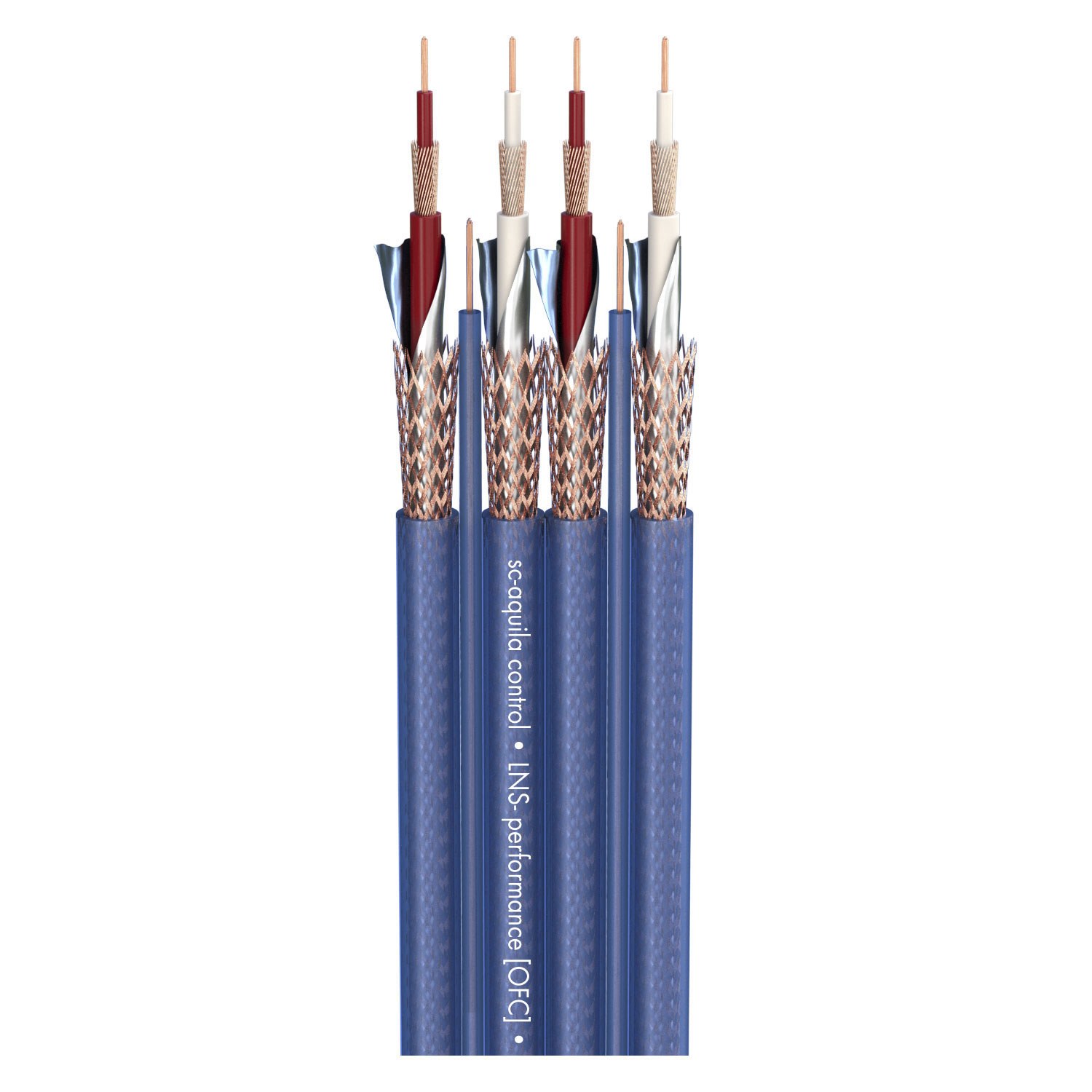 NF-Phono cable SC-Aquila Control; 4 x 0,14 mm²; 2 x 0,14 mm²; PVC; blue | 800-0152