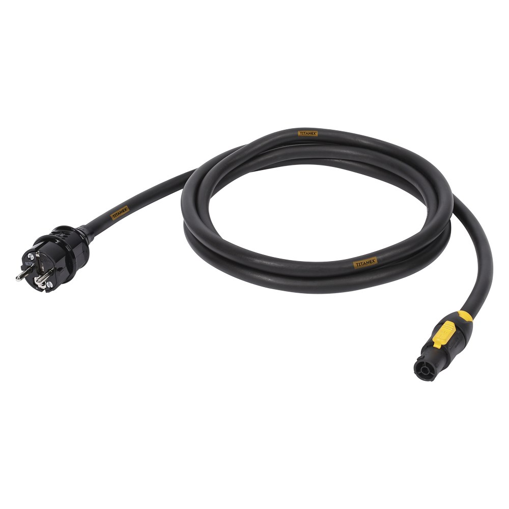 Power supply, 3 x 1,50 mm² | powerCON® / Schuko, NEUTRIK® | 15,00m | D | TIP9-315-1500