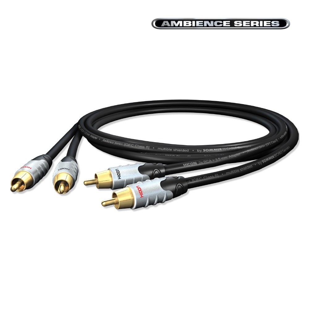 Rca cable RCA, 2 | RCA / RCA, HICON | 5,00m | HIA-C2C2-0500