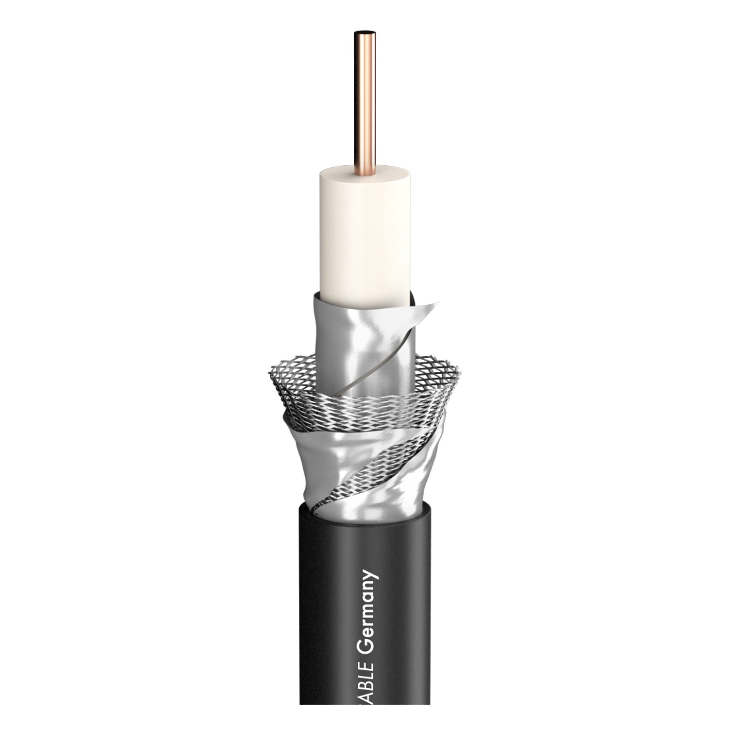SAT-CABLE HD/UHD/DIGI PRO SERIES SC-ASTRAL HD/UHDx 1,60; PE Ø 10,30 mm; black | 601-0991P