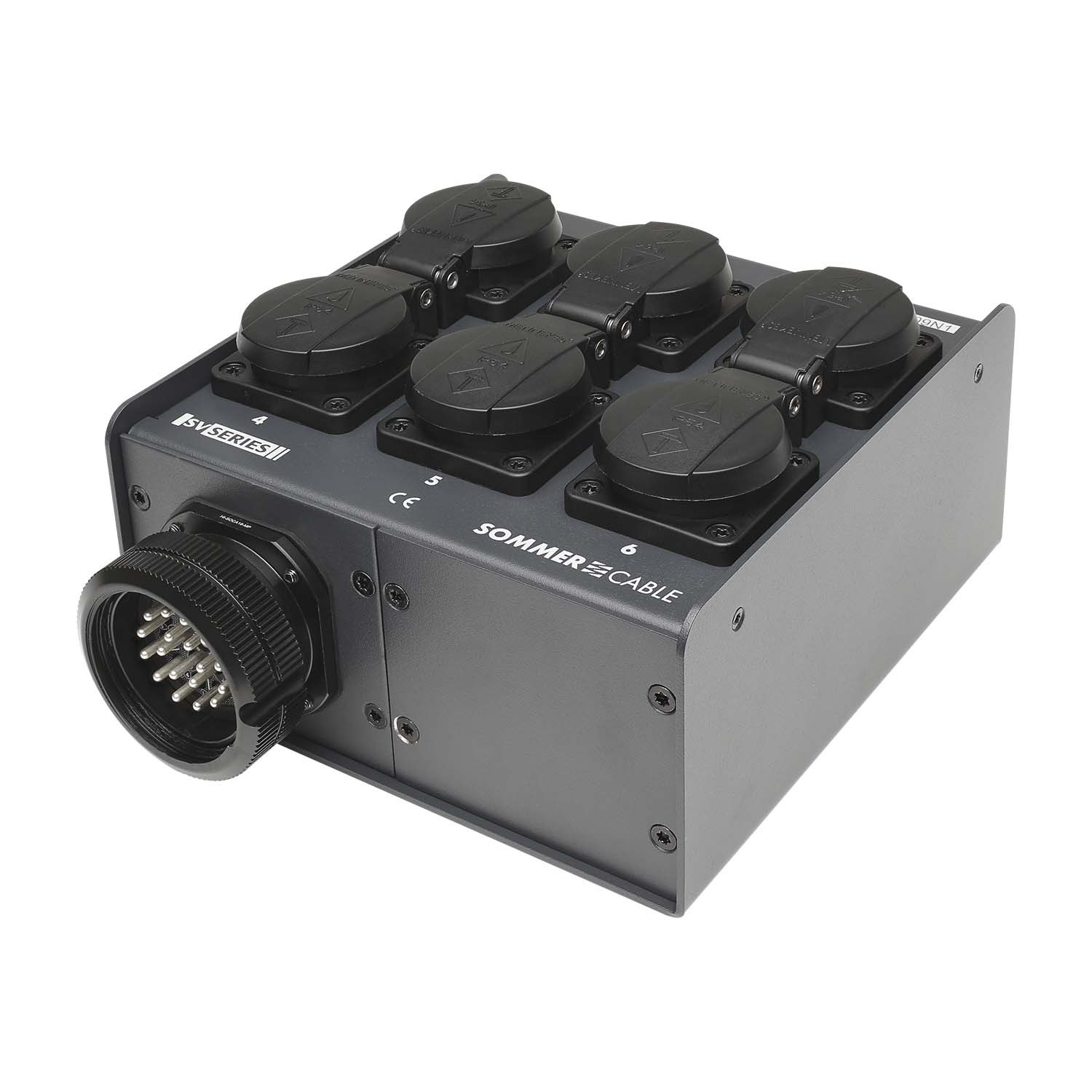 Sommer cable Power Distribution Systems , Schuko panel socket/HI-SOCA 19-MP IN; MENNEKES/ILME