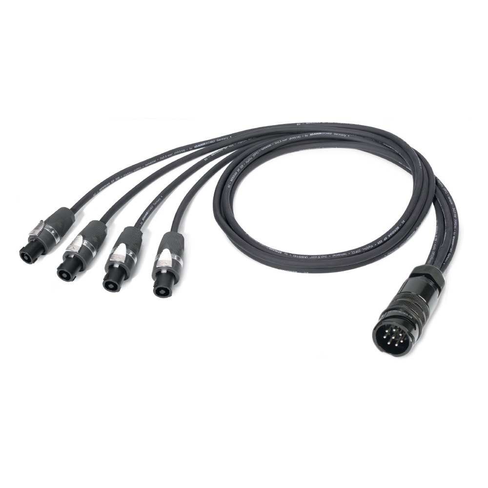 Sommer cable Speaker System , speakON® 4-pole/LK 8-pole male; NEUTRIK®/HICON | 5,00m
