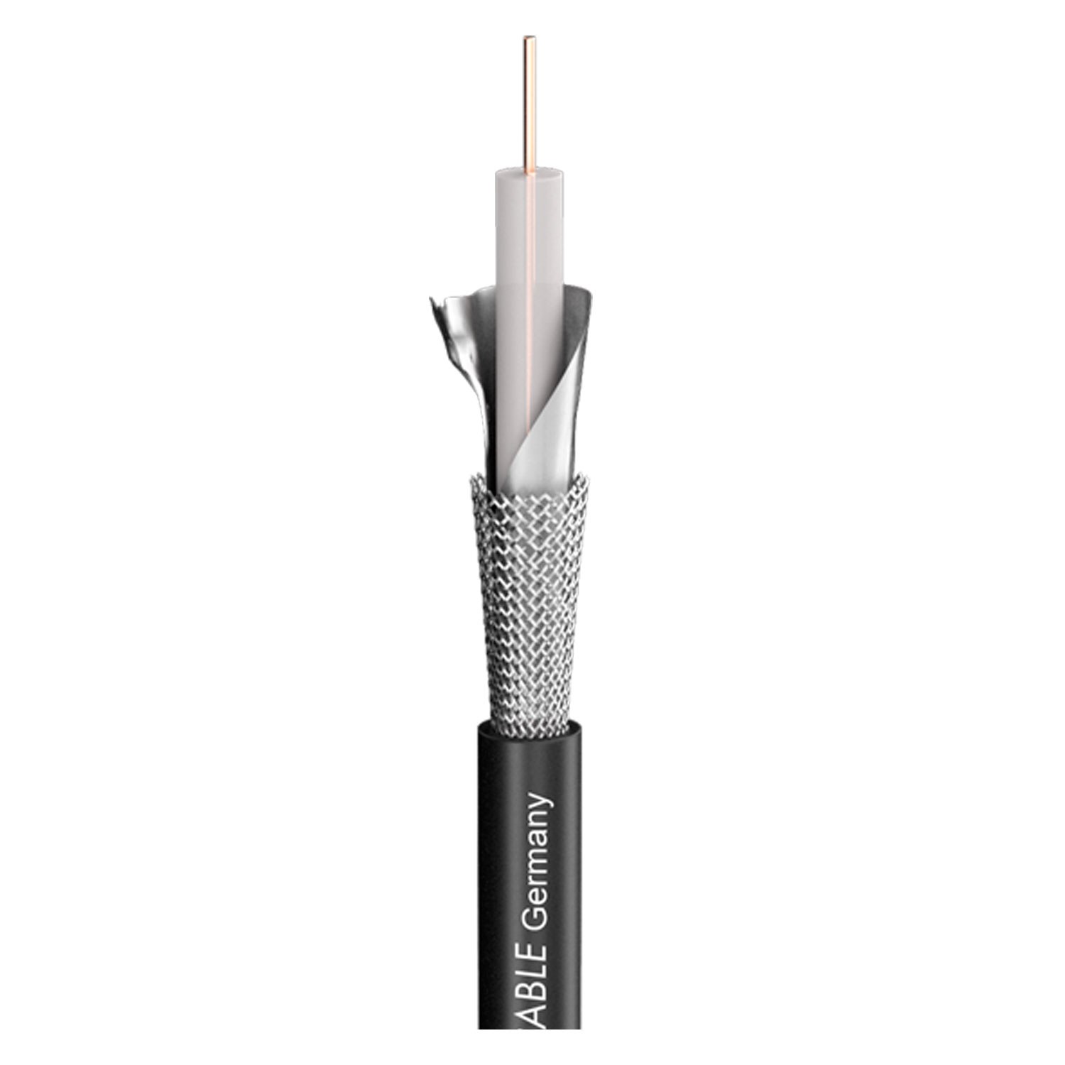 video cable SC-Focusline MS; 1 x 0,60; PVC, flame-retardant Ø 6,20 mm; black | 600-0051MS