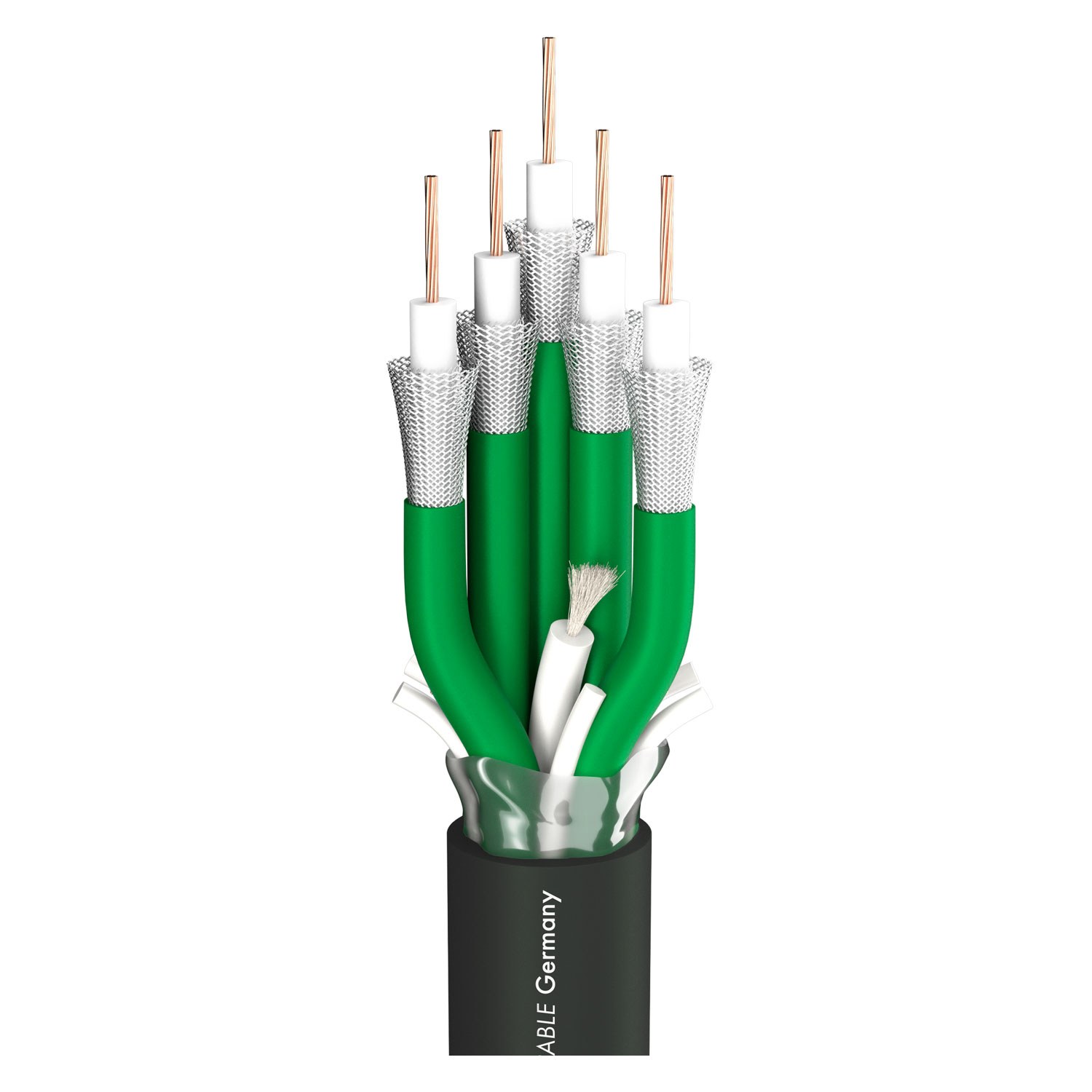 video cable SC-Vector Plus 5; 1 x 1,20; PVC self-extinguishing Ø 22,10 mm; black | 600-0171-05