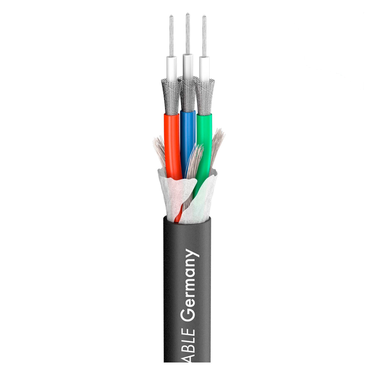 video cable Transit MINI Flex; 1 x 0,32; Antistatic-PVC Ø 8,20 mm; black | 600-0251-03