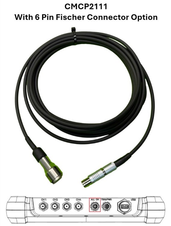 CMCP2111 Low-Cost Compact Accelerometer with Integral Cable and Magnet for Microlog dBX (CMVA 90)