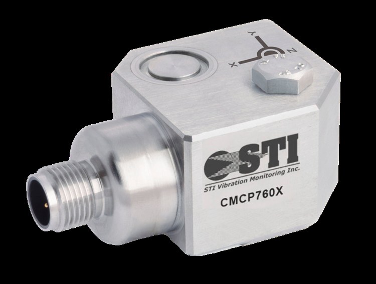 Side Exit Intrinsically Safe Triaxial Accelerometer