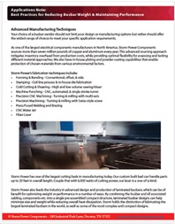 Best Practices for Reducing Busbar Weight While Maintaining Ampacity and Performance