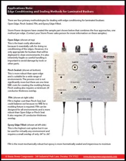 Laminated Busbar Edge Conditioning & Sealing Overview