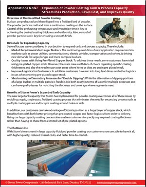 Powder Coating Solutions for Complex & Large-Scale Busbars