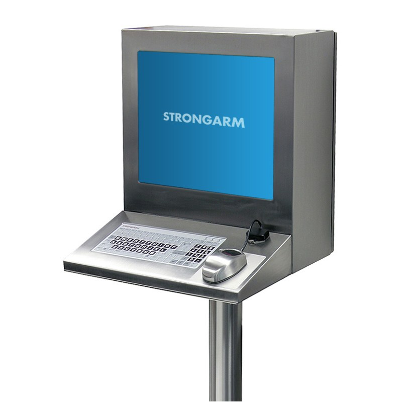 Pedestal Station - Strongarm | Industrial Displays, Mounting Arms, Computer Enclosures