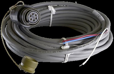 Female x Free Leads Military Style Cable, 6-Pin, 13m -Turck-Telematic