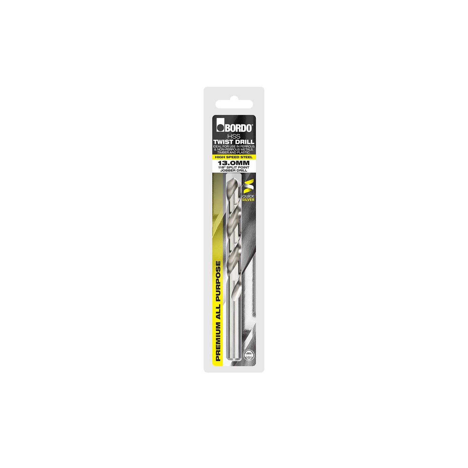 2007-11.50S, 11.5mm, Bordo Bright HSS Jobber Drill
