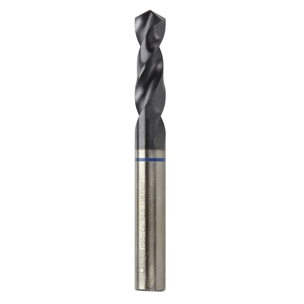 2051-3.70, 3.7mm, HSS Cobalt TiAlN Coated Blue Band Stub Drill