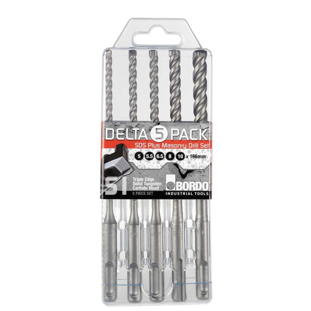 2543-S1, 5 Pce 5-10mm, SDS+ Deltabit Set