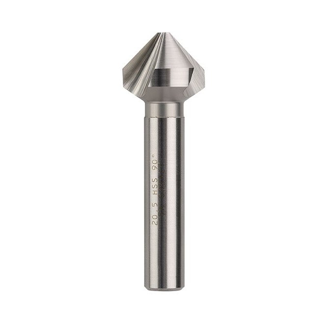 3843-20.5, 20.5mm 90 Degree, Bordo HSS Co5 Triple Flute Countersink