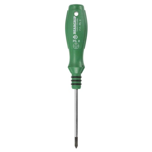 BG-711-0, #0 x 80mm, Beargrip Screwdriver Phillips