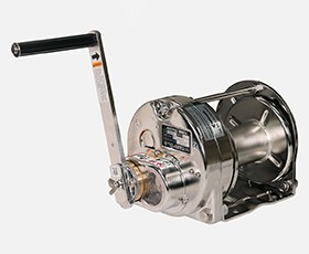 Made of stainless steel rotating winch (electropolishing)