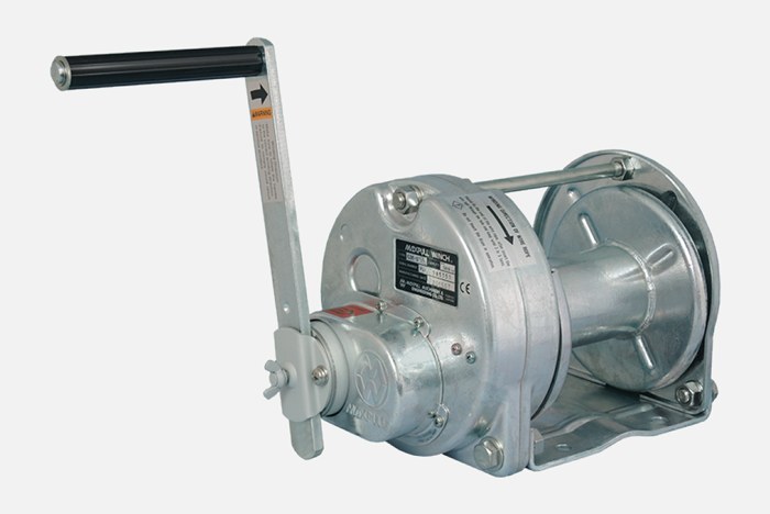 Steel Hot Dip Galvanizing Rotating Manual Winches: Model GS (Type-SI)