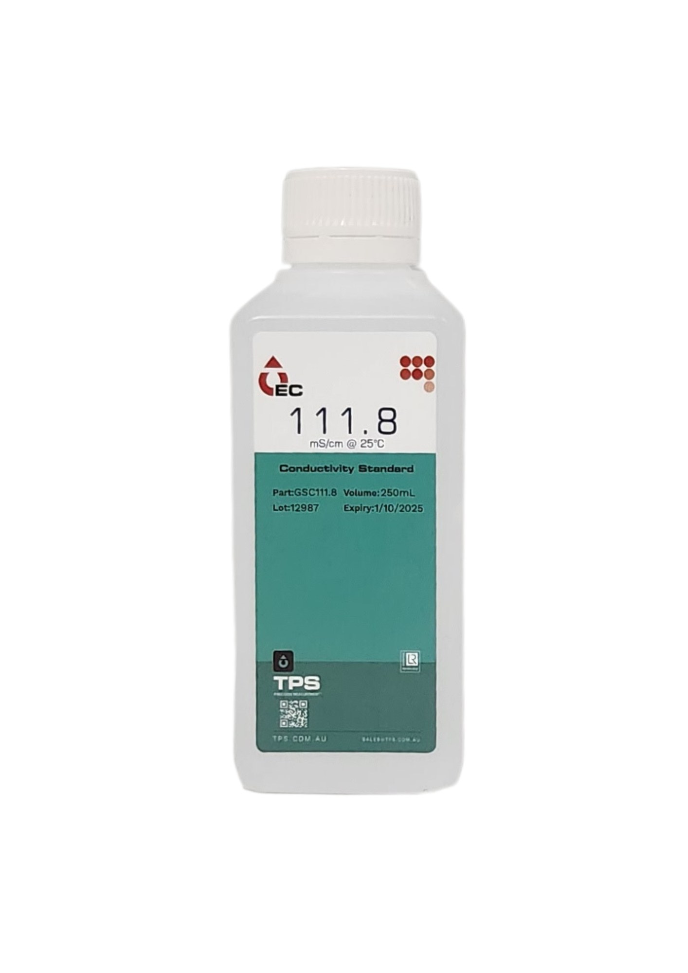Conductivity Standard, 111.8 mS/cm - 250mL