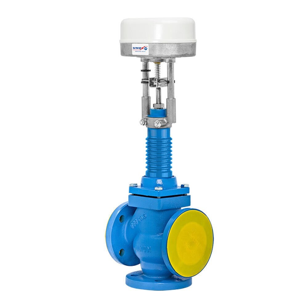 3 Way Motorized Proportional Hot Oil Valve