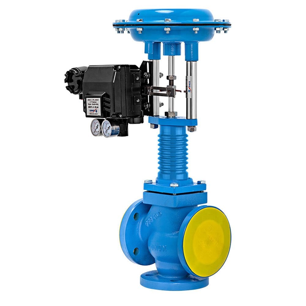 3 Way Pneumatic Proportional Hot Oil Valve