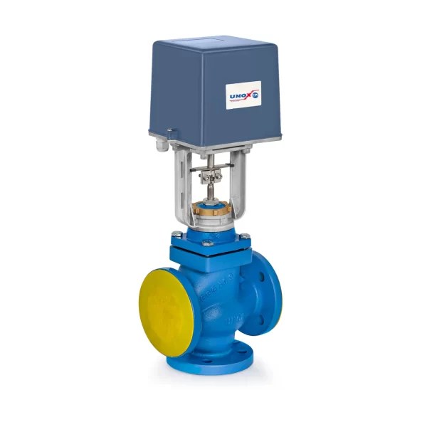 Motorisiertes 3 Wege Proportional Regelventil - 33609
