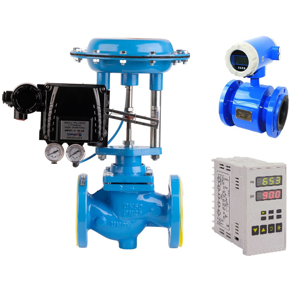 Pneumatic Flow PID Control System