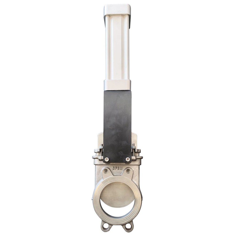 Stainless Steel Double-Acting Pneumatic Piston Knife Gate Valve