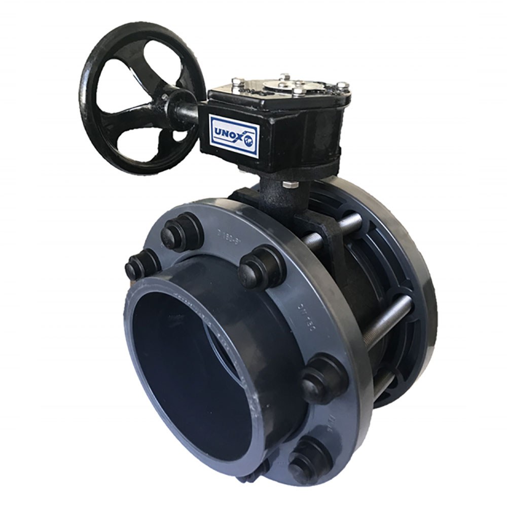 U-PVC Geared Butterfly Valve (Set)