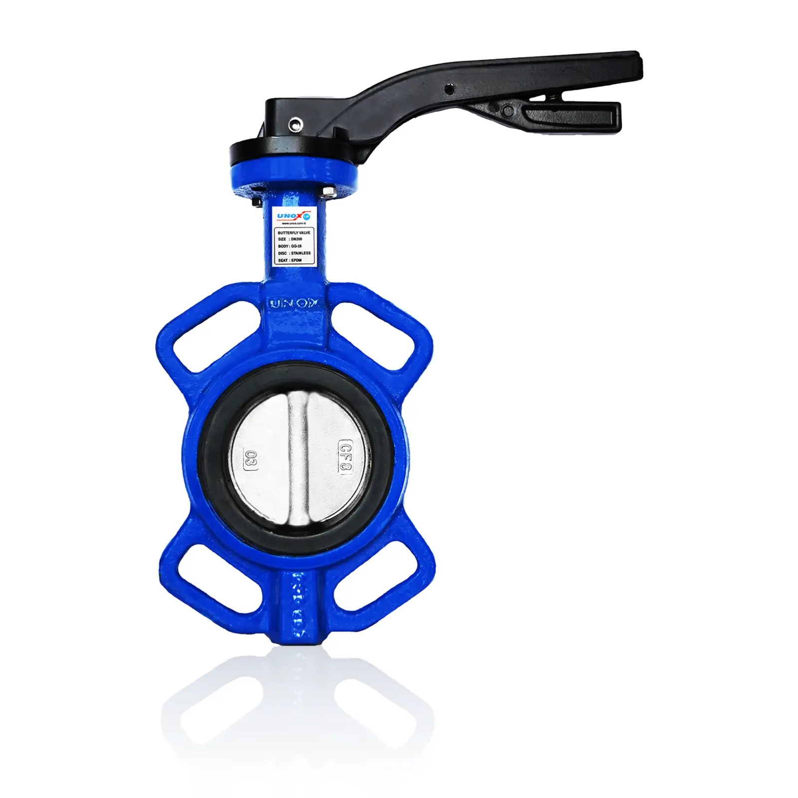 Wafer Type Butterfly Valve (Stainless Steel Disc)
