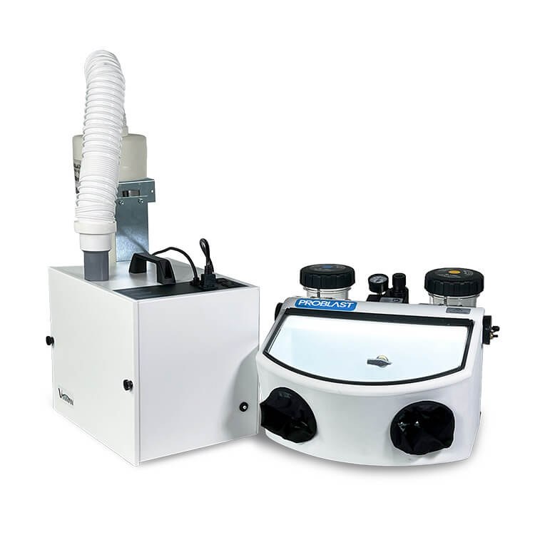 Abrasive Vac + Problast 2 Combo (Dust Collector and Sandblaster Together)