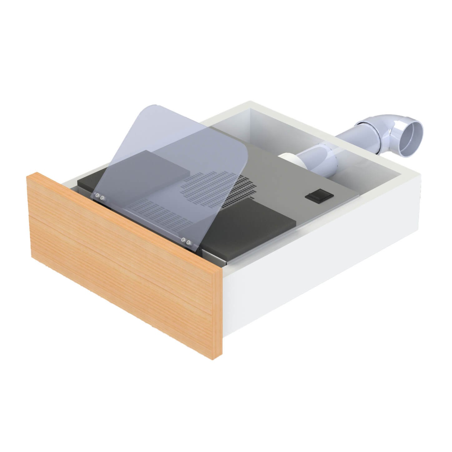 Downdraft Drawer with Switch