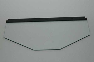 Window Assembly (No Latch), Complete (Glass, Brackets, & Screws)