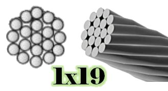 1X19 Galvanized Aircraft Cable