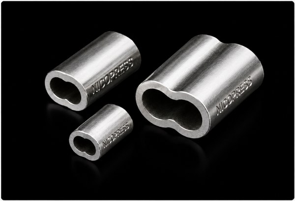 Nicopress 168-3-VC Stainless Steel Oval Sleeve, MIL-STD-MS51844-63, for 3/32