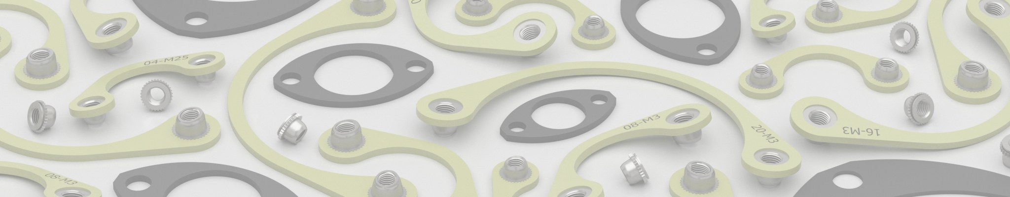 Deutsch ATM396 Series to Weald LMA8684 Series Motorsport / Autosport Connector Nut Plates