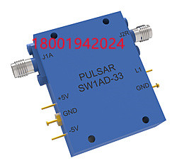 SPST SMA Absorptive Switch SMA 吸收式开关, 0.3-18 GHz Model: SW1AD-33