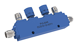 10 dB SMA Dual Directional Coupler 10 dB SMA 双定向耦合器, 7-12.4 GHz Model: CCS10-12-437/1