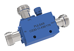 美国Pulsar Microwave -定向耦合器30 dB Type N Directional Coupler- 7.2-8.5 GHz Model: CS30-11-436/11N