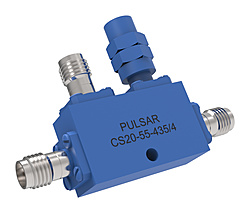 美国Pulsar Microwave -定向耦合器20 dB 1.85mm Directional Coupler-6-60 GHz Model: CS20-55-435/4