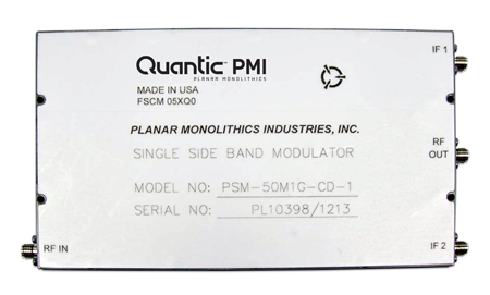 Quantic PMI 矢量调制器，I/Q矢量调制器，I/Q调制器